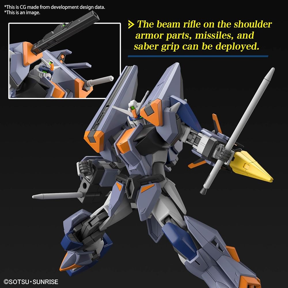 HG Gundam SEED Freedom Duel Blitz Gundam 1/144 Scale Color-Coded Plastic Model Kit