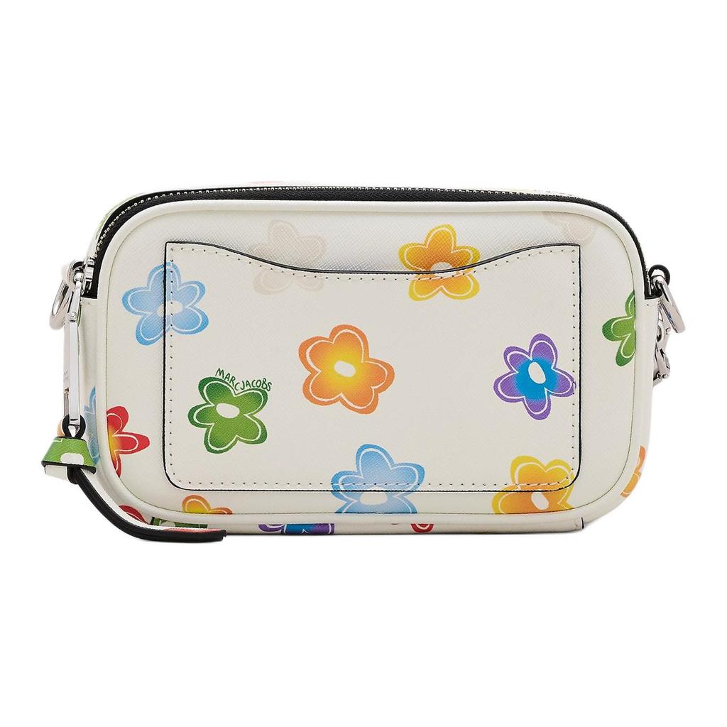 Marc Jacobs Snapshot Wild Daisy Pattern Print Leather Crossbody Bag Women bags White 2P5HCR009H02-101