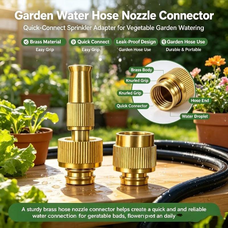 1/2Pcs High Pressure Car Wash Water Vegetable Garden Irrigation Sprinkler Nozzles Set Farming Watering System Outdoor Yard Care