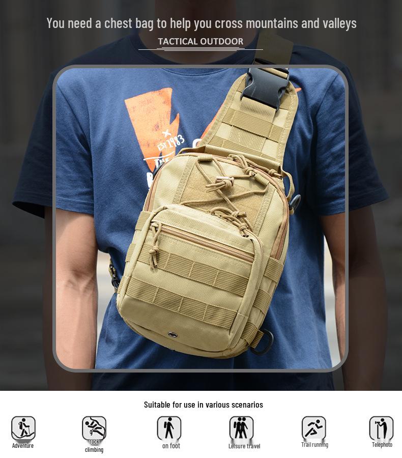 Men's Camouflage Waterproof Tactical Crossbody Chest Bag