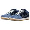 Nike Dunk Low Pro PRM SB Sashiko Pack Unisex Sneakers Blue Mystic-Navy Gum-Light-Brown CV0316-400