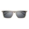 Saint Laurent Mirror Leg Letter Irregular Shape Sunglasses Men Sunglasses Beige SL668003