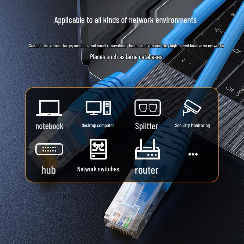 Zhongtian Hengke CAT6 Unshielded Gigabit Ethernet Patch Cable