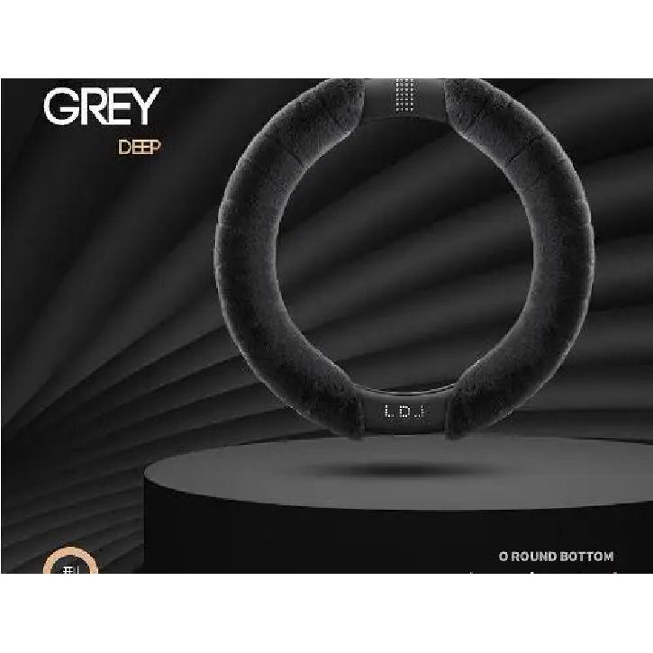 M Universal Diamond Car Soft Plush Steering Wheel Cover Guard Protector Winter Grip O/D Shape Cover Women Girls