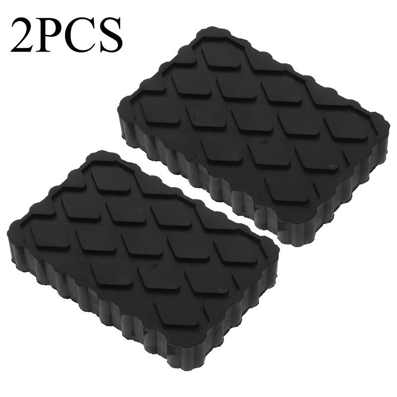 1/2pcs Floor Slotted Car Rubber Jack Pad Frame Protector Guard Adapter Jacking Disk Pad Tool for Pinch Weld Side Lifting Disk