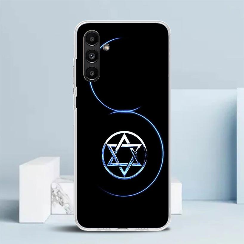 David Jewish Star Symbol Phone Case For Samsung Galaxy A17 A37 A57 A16 A15 A14 A13 A56 A55 A54 A53 A36 A35 A34 A33 A26 A25 A24 A