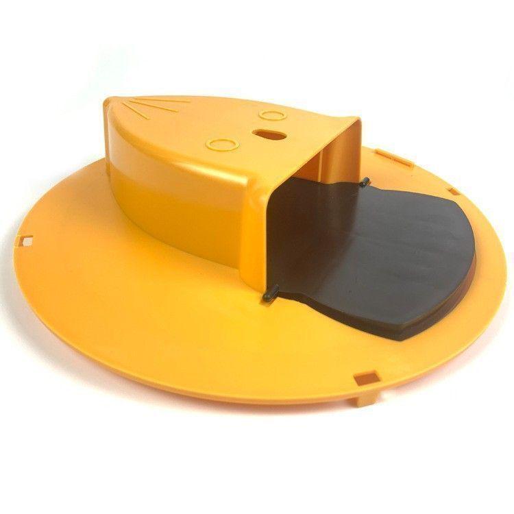 Automatic Flip-Top Rat Trap: Continuous Reset Indoor Exterminator Flip-Top Rat Trap чёрный