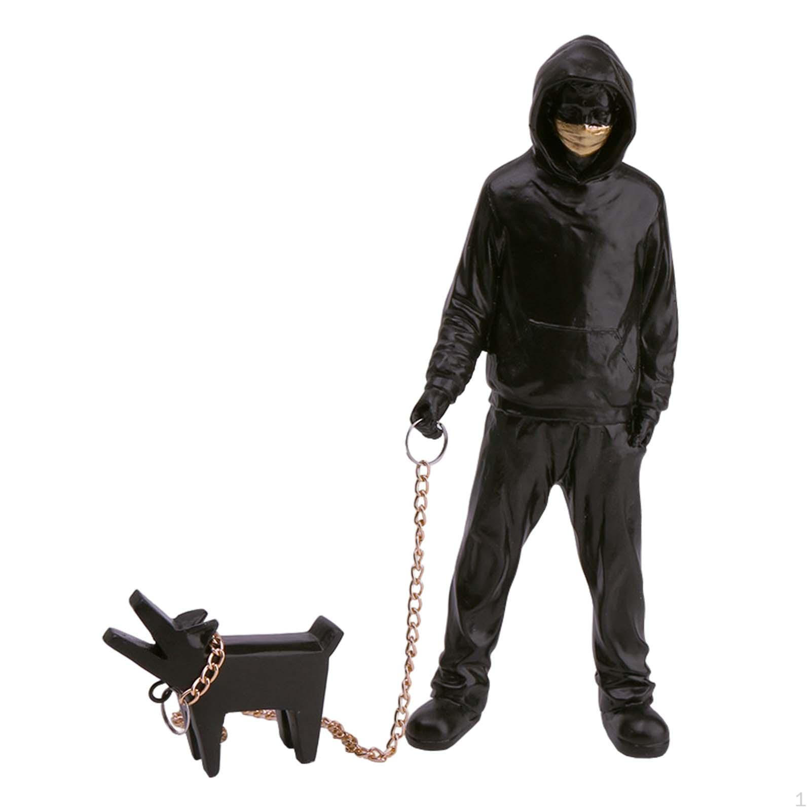 Абстрактная статуэтка собаки для дома, декора, витрины, фигурка из смолы, скульптура животного для фермерского дома