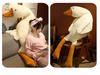 Douyin Viral Giant White Goose Plush Pillow – Cute Duck Stuffed Animal for Birthdays