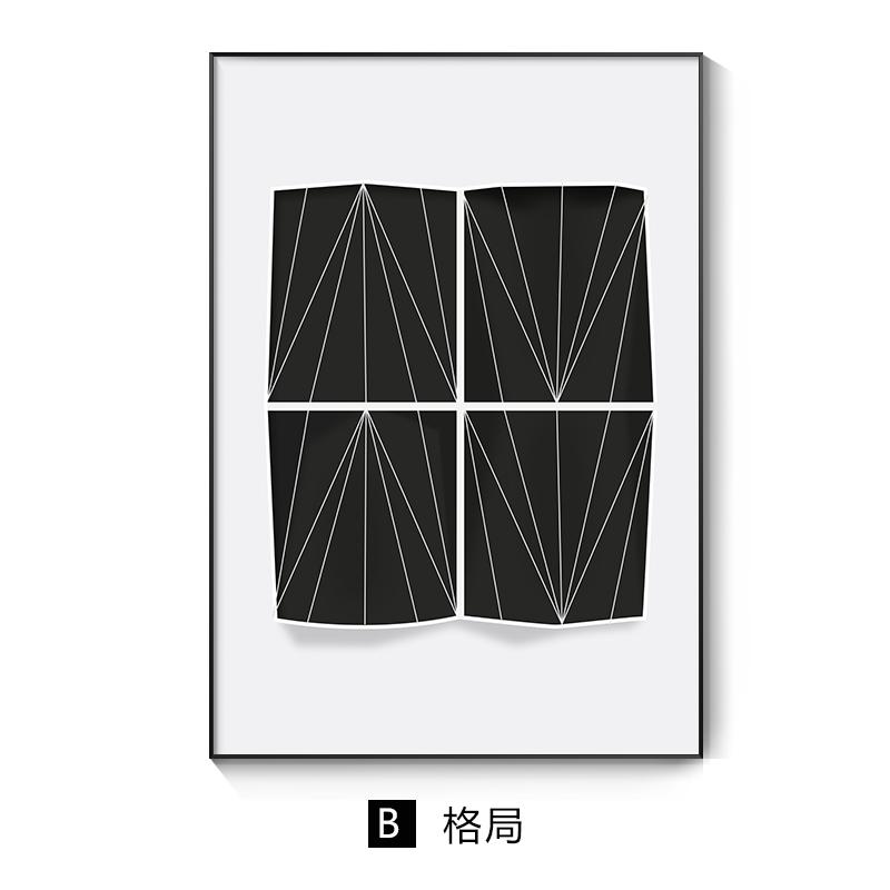 

Современный скандинавский абстрактный линейный черно-белый серый индустриальный стиль роскошная декоративная живопись холст постеры принты домашний декор 21x30cm No Framed