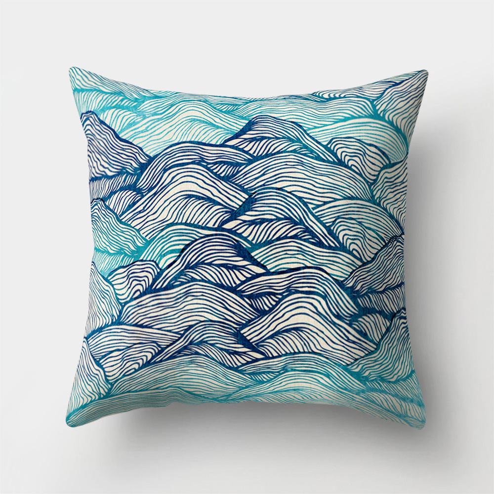 Corrugated Pillowcase Sofa Pillowcase Creative Home Car Cushion Office Pillowcase