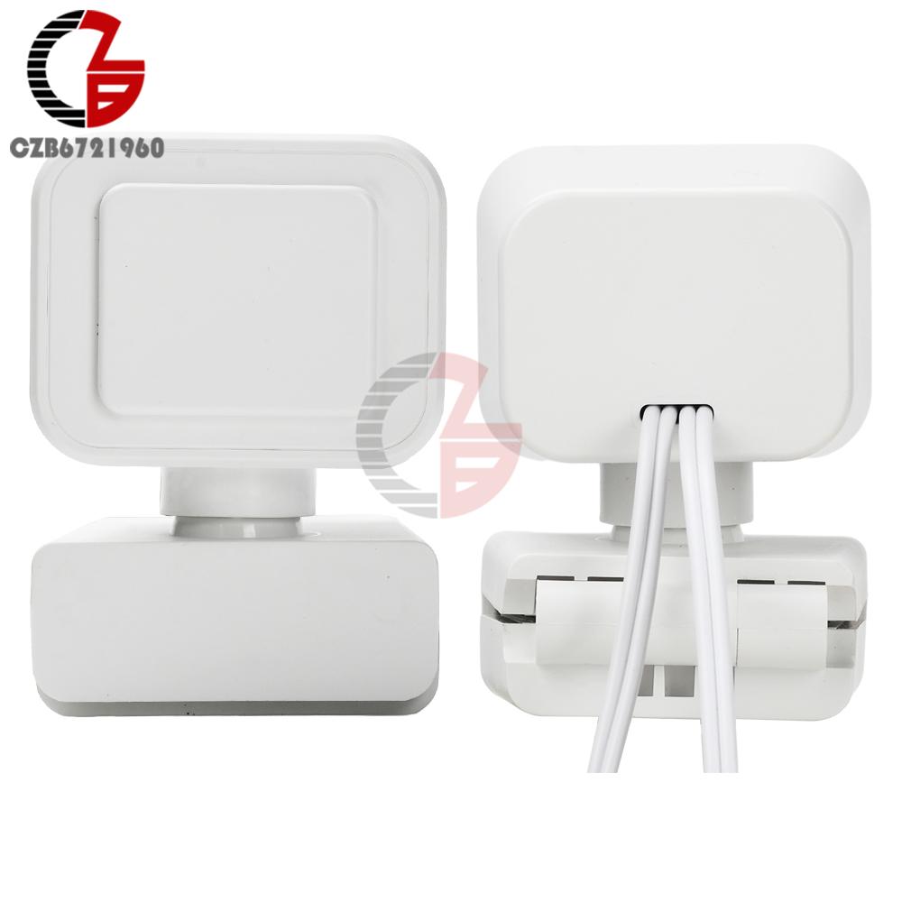 

DC 5-24V Human Presence Sensor Switch Small Electric Fan LED Light with Infrared Microwave Induction Switch Keeps the light on белый