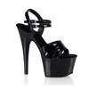 Transparent waterproof platform platform shoes, banquet women's shoes 17CM ultra-fine high-heeled sandals