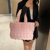 Large Capacity Plush Bag Women'S Shoulder Handheld Underarm Bag Commuter Plush Tote Bag