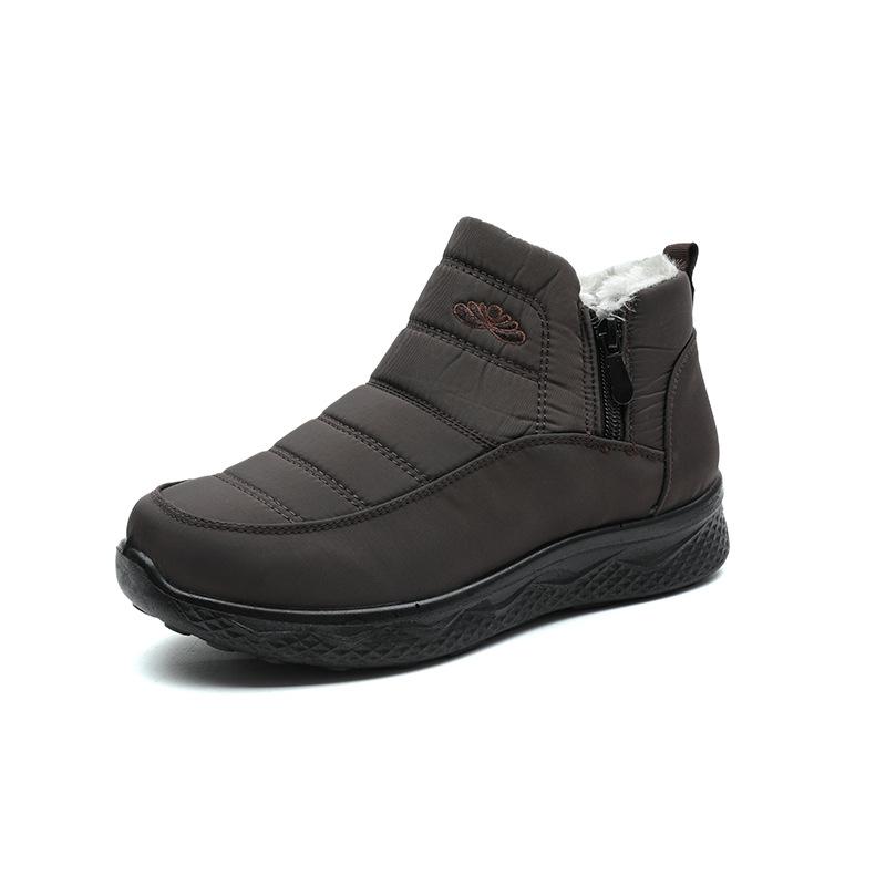 Winter Women's Snow Boots with Plush Lining Warm High-Top Outdoor Sports Hiking Shoes Casual Shoes