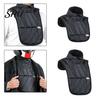 Insulated Neck Cover Winter Windproof Waterproof Motorcycle Warmer Fleece Lining Cold Weather Zipper Closure Shoulder Outdoor Cycling Warm Scarf