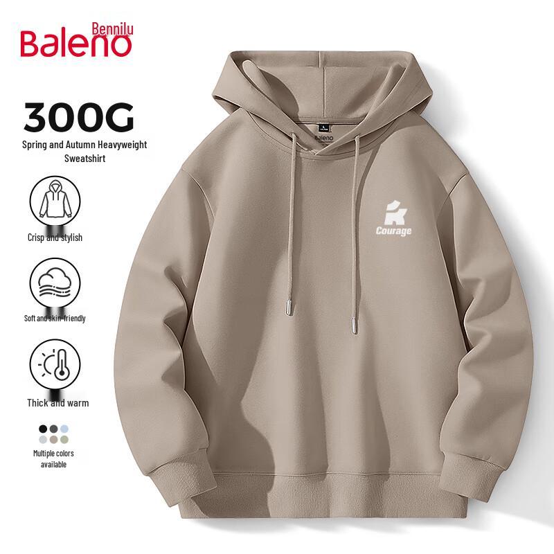 

Baleno Men s Heavyweight Hooded Pullover Hoodie M