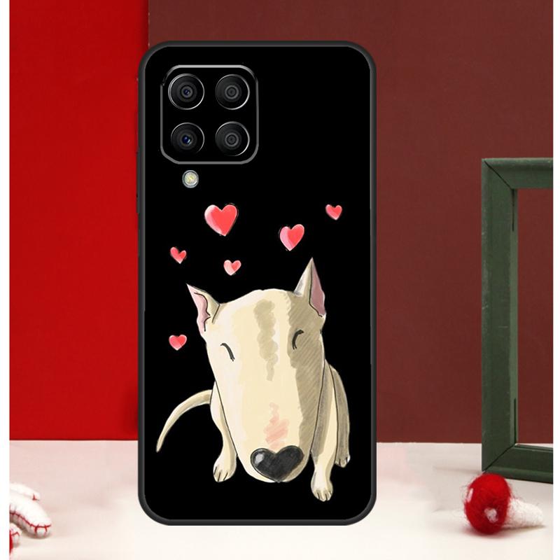 English Bull Terrier Dog Case For Samsung Galaxy M31 M11 M21 M14 M34 M54 M12 M32 M52 M15 M13 M16 M36 M56 M53 M35 M55