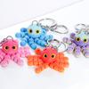 3D Printed Multi-Joint Movable Cute Octopus Little Pendant Keychain Car Key Ring Schoolbag Pendant