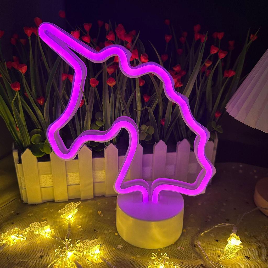 LED Planet Neon Light – Creative Rainbow-Shaped Table Lamp for Room Décor and Atmosphere