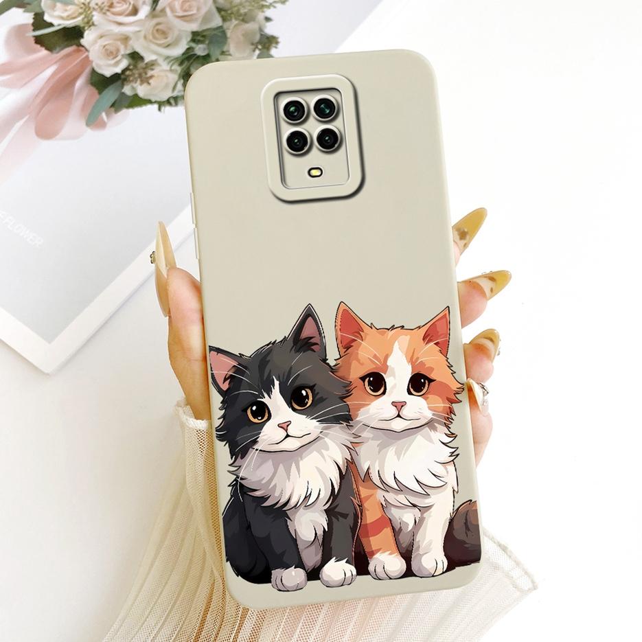 For Xiaomi Redmi Note 9 Pro Max Case Note 9S Cute Cat Cartoon Cover Shockproof Phone Case For Redmi Note 9 Pro Note9 S Soft Bags