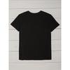 European Size Women'S Black T-Shirt - Soft Stretch Everyday Top with Bold XOXO Lips & Leopard Print, Retro Chic Casual Shirt - Comfortable Fit