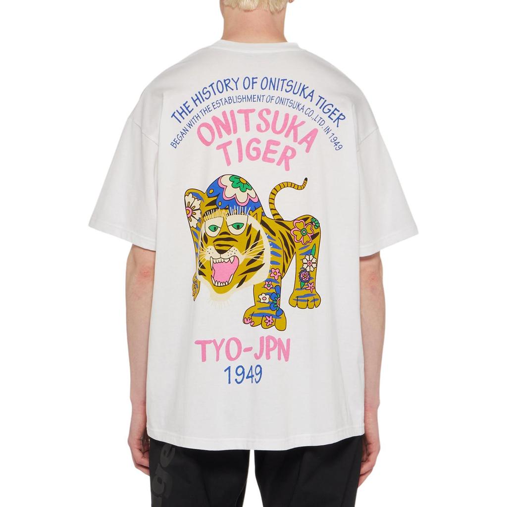Onitsuka Tiger T Shirt Unisex White 2183B531-100