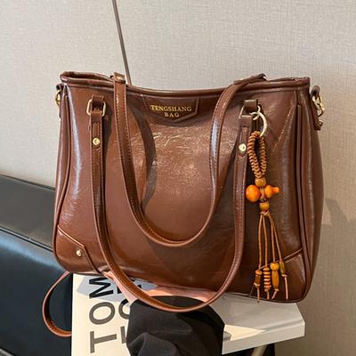 High-end Bag, Large-capacity Retro Crossbody Bag, Versatile Tote Bag for Commuting