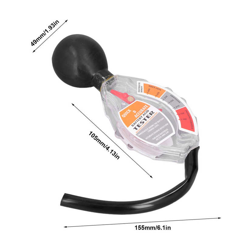 Car Battery Hydrometer Accurate Battery Gravity Tester Fast Detection for