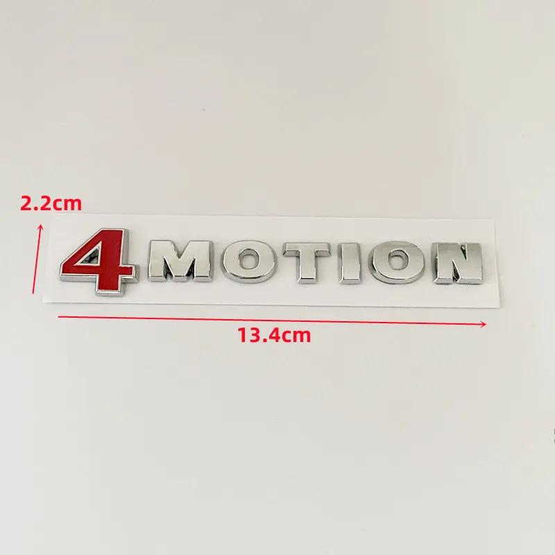 3D ABS Letters For Car Volkswagen Passat B6 Polo Tiguan Touareg Golf MK4 VW 4 MOTION Sticker 4MOTION Emblem Badge Accessories