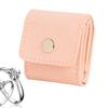 Foldable Travel Jewelry Organizer Outdoor Necklace Organizing Holder Trendy Divided Case With Buckle For Airplane Beach Vacation