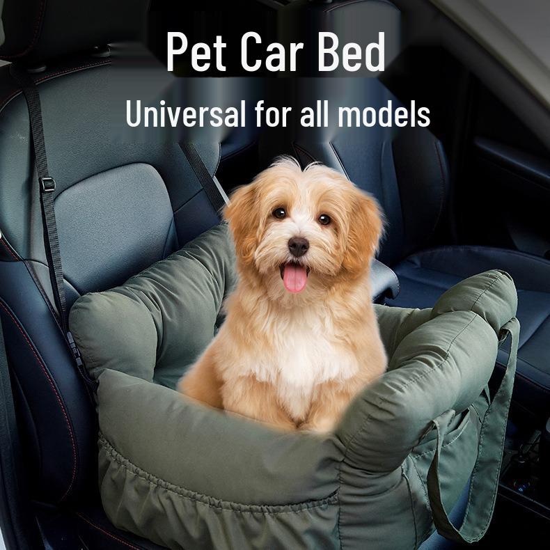 Cama Asiento de Coche para Mascotas Pequeñas de Venta Caliente: Antirrayas, Engrosado, Seguro y Portátil para Protección de Perros y Gatos