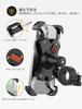 Grefay Bicycle Smartphone Stainless Strong Protection for Compatible with iPhone and Android Holder, Anti-Vibration, Anti-Drop, 360-Degree Rotation,