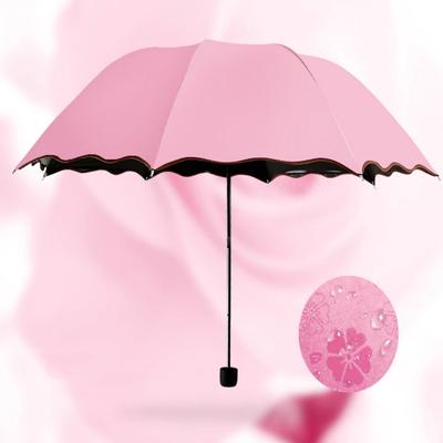 Creative Portable Blooming Sunny Umbrella When Exposed To Water Fully Umbrella Sunny Rainy Dual-use Umbrella UV Protection Sun Umbrella Female