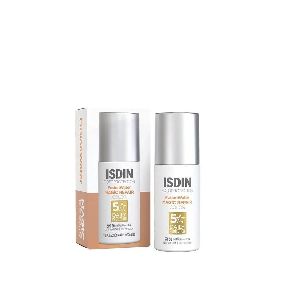 ISDIN Fusion Water Magic Repair 50ml 1 Pack ISDIN Fusion Water MAGIC Repair Color LSF 50 - Getnte