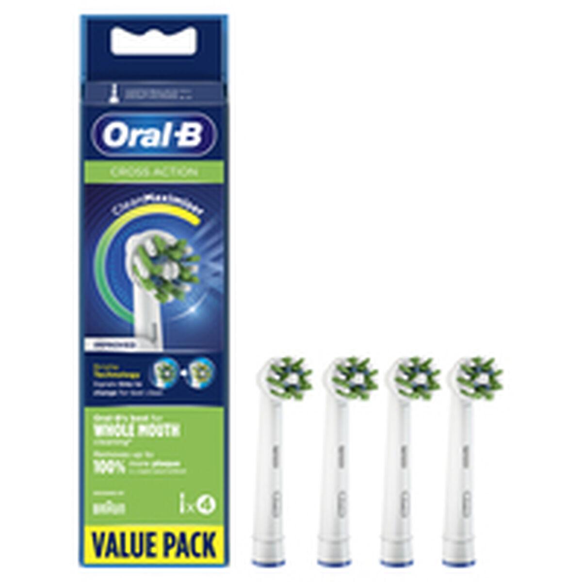 

Сменная электрическая зубная щетка Oral-B Cross Action White 4 шт.