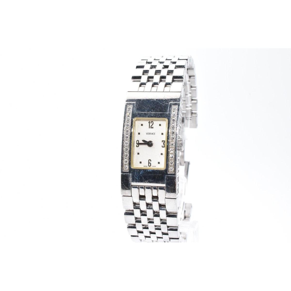 Used [Battery replaced] Versace VERSACE ASQ99 Silver Watch