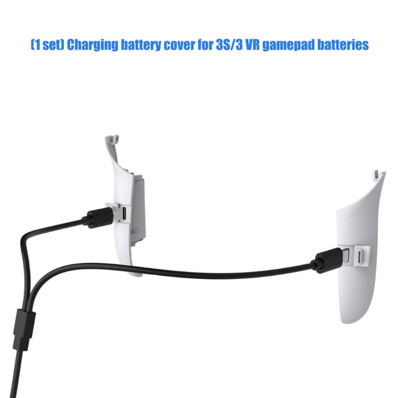 Durability VR Controller Battery Pack Replacement For 3S /3 Controller Cover Featuring Quick Charging Technology