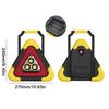 30W Multifunction Car Breakdown Emergency Safety Triangle Stop Sign With Red Led Warning Light Led Triangle Light Car Stop Sign