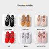 Girls' Soft Sole Ballet Shoes – Women's Lace-Free Dance and Body Shaping Practice Footwear