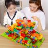 Assembling Slide Building Blocks for Kids Funny Ornaments Variety Slide Assembling Building Blocks Toy for Christmas Gifts