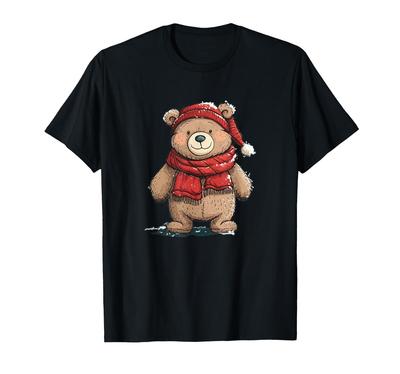 Teddy Bear with Shawl T-Shirt