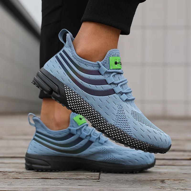 Men'S Sneakers Mesh Breathable Casual Shoes Light Soft Soled Running Shoes For Men Summer New Unisex Jogging Tenis Walking Shoes
