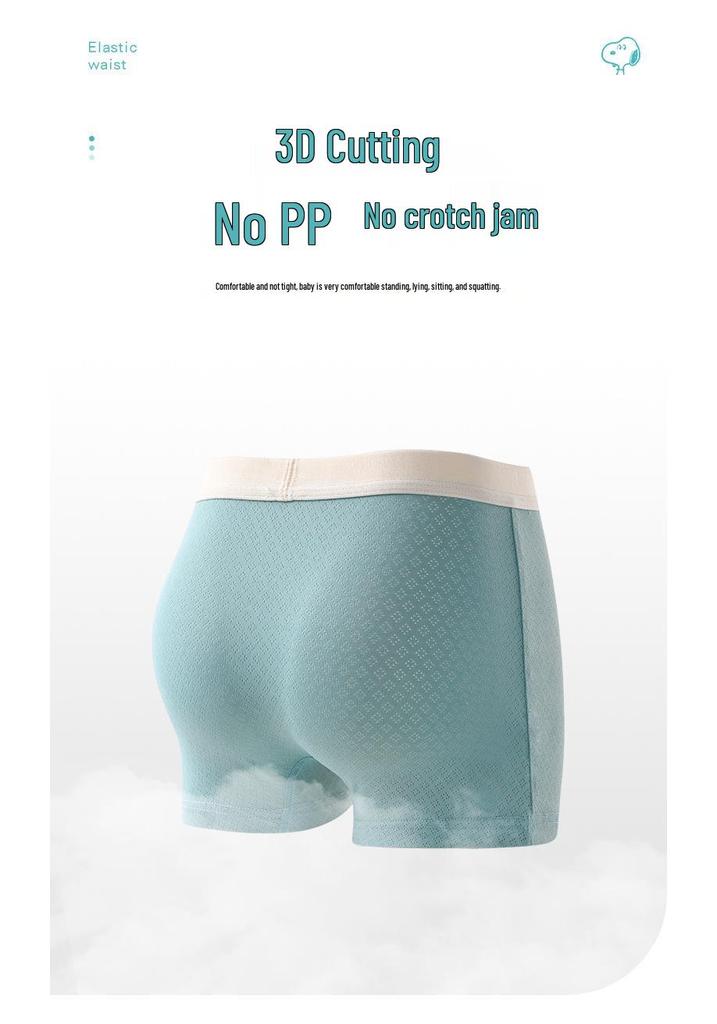 Snoopy Zomer IJszijde Antibacteriële Boxer Briefs voor Jongens, A-Klasse Kinderondergoed
