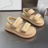 ZHIKE~ Skinny Platform Sandals Women's Summer 2025 New Velcro To Increase the Sense of Stepping On Shit, Casual Sports Women's Shoes