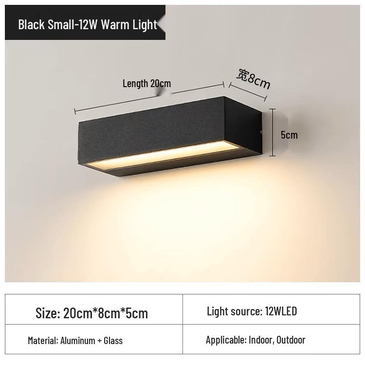 

Outdoor Rotating Waterproof Wall Lamp for Courtyard and Shop Signs Warm Light