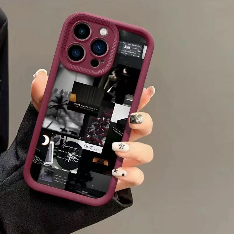 The new model is suitable for iphone16 mobile phone case Apple 15promax/14 anti-drop 13pro12 European and American 11 personality xr
