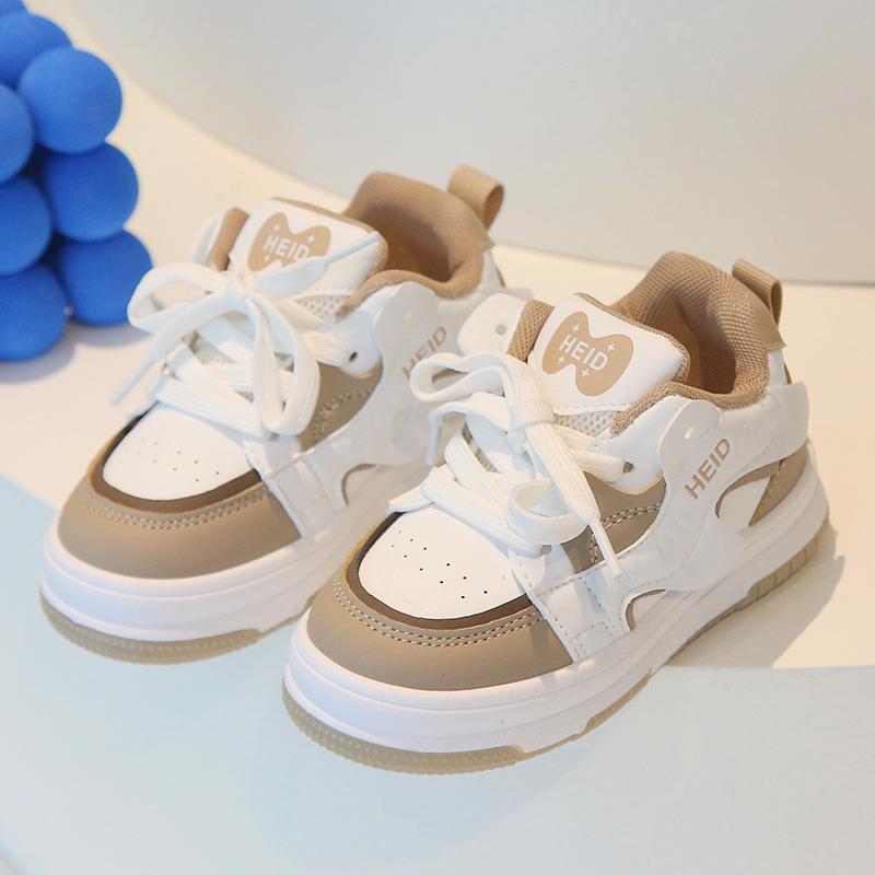 Children's sports shoes 2025 spring and autumn boys' casual board shoes new high-top girls' little white shoes soft-soled baby shoes list