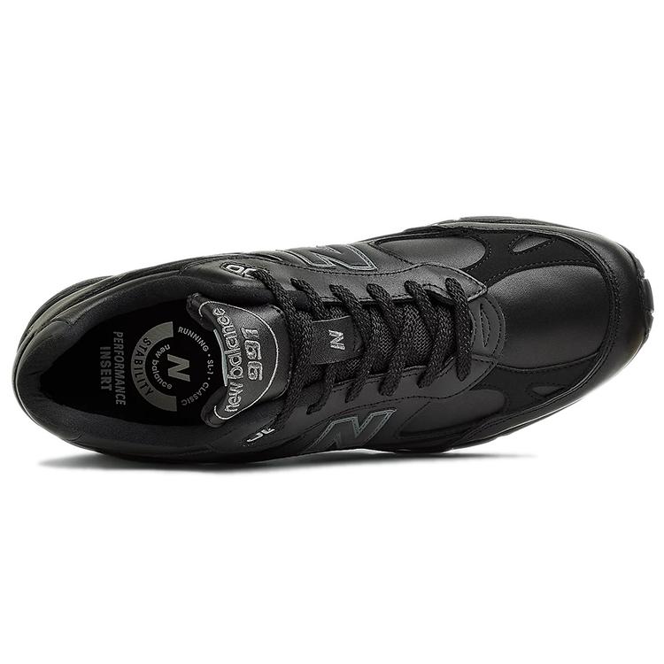 New Balance 991 MiUK Leather Black Grey M991TK
