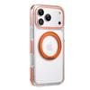 Ice crystal 360 rotating bracket is suitable for iPhone18PROMAX mobile phone case Apple 17 transparent magnetic protective case